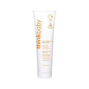 Thinkbaby SPF 50+ Baby Sunscreen, 3 Oz. – Safe, Natural Mineral Babies